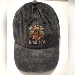 Famous in the 90s hat - distressed design- New without tags